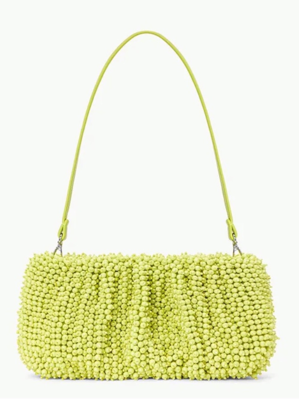 NWT • STAUD beaded bag in Citron
